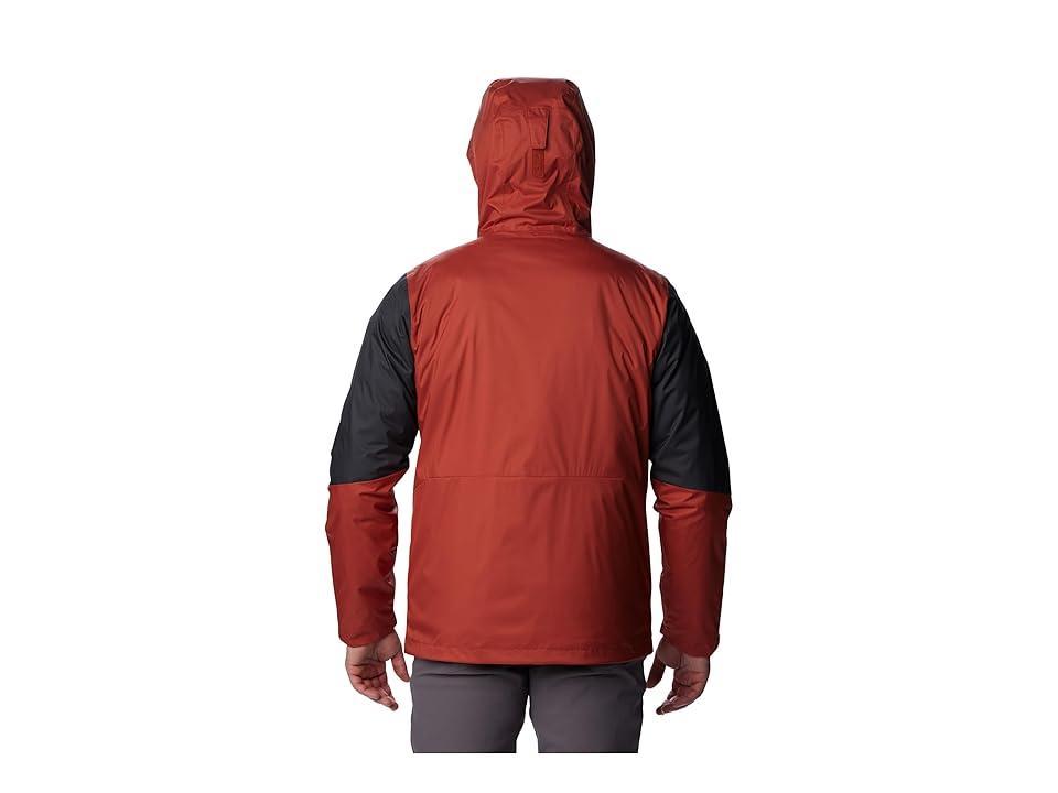 Columbia Wallowa Park Interchange Jacket (Warp Red/Shark) Men's Clothing Product Image