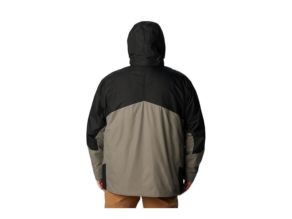 Columbia Big Tall Bugaboo II Fleece Interchange Jacket (City Grey/Black) Men's Coat Product Image