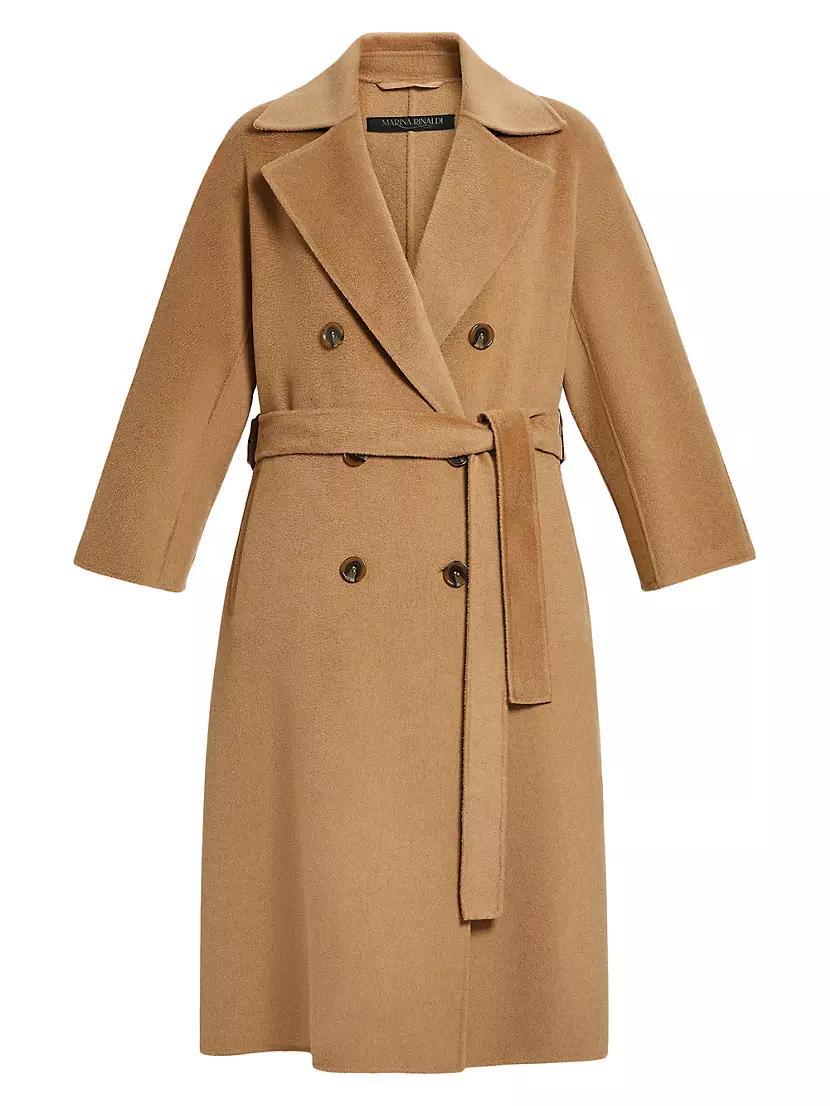 Bratto Belted Angora-Blend Coat Product Image