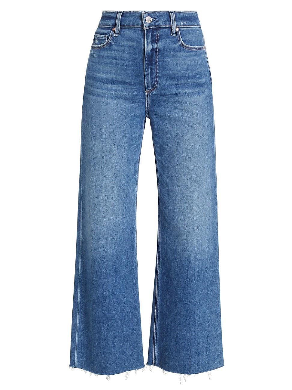 Womens Anessa Cropped Straight-Leg Jeans Product Image