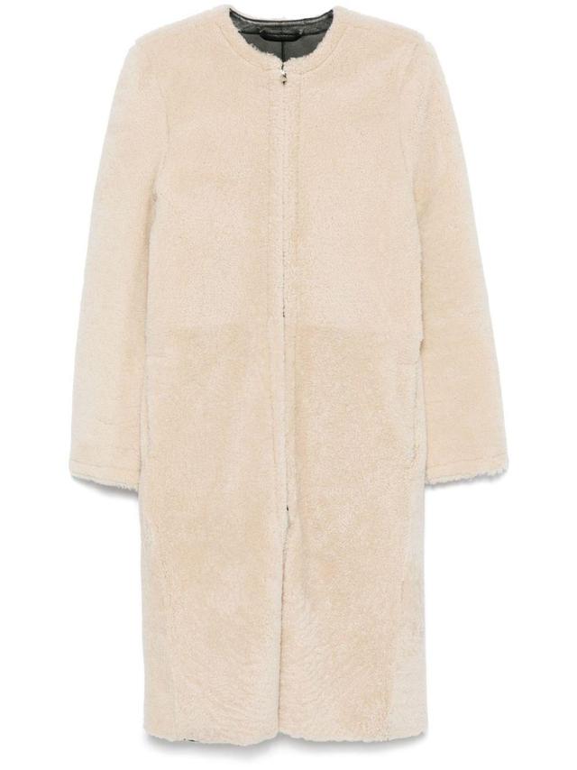 shearling coat Product Image