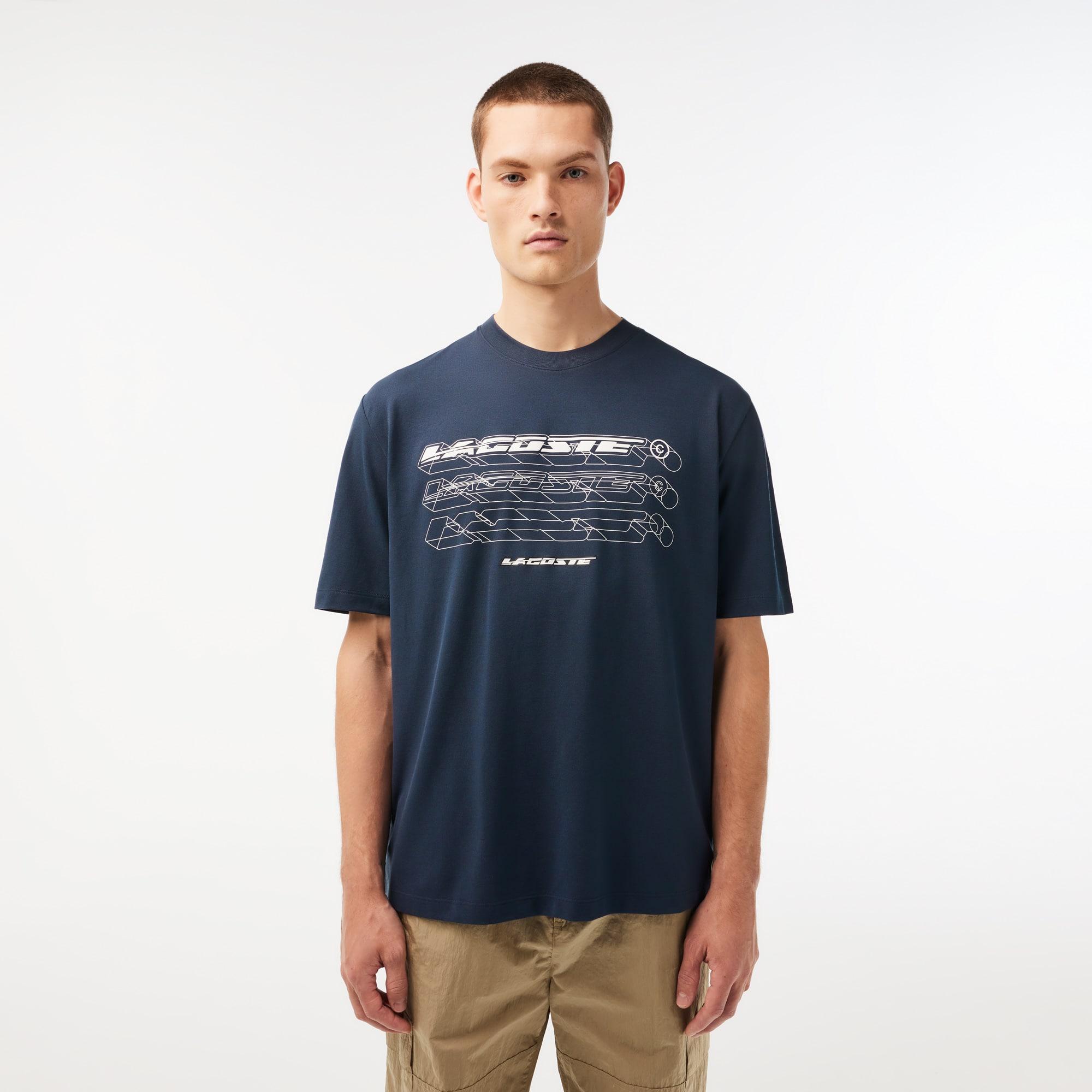 Men’s Loose Fit Organic Cotton Piqué T-Shirt Product Image