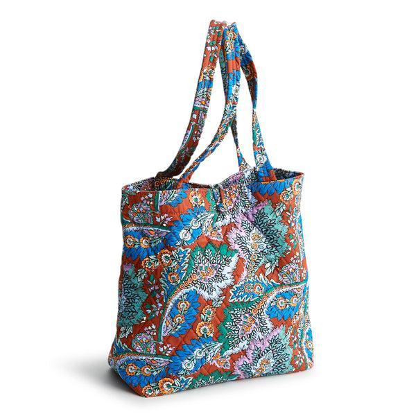 Small Original Tote Bag - Flowers + Feathers Product Image