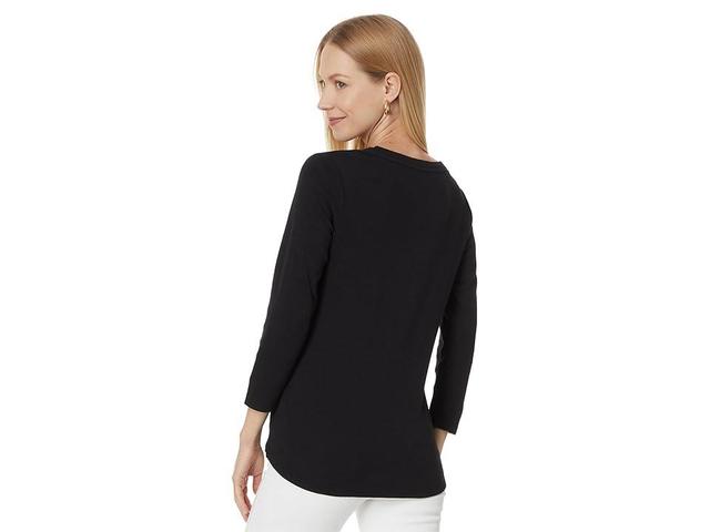 Tommy Bahama Ashby Isles Rib 3/4 Sleeve Scoop Women's Clothing Product Image