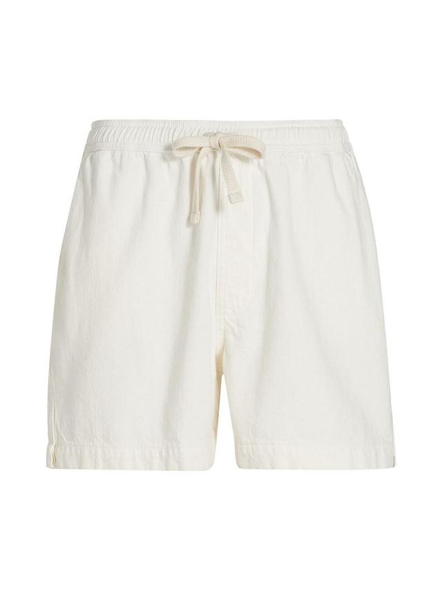 FRAME Elastic Waist Cotton Terry Shorts Product Image