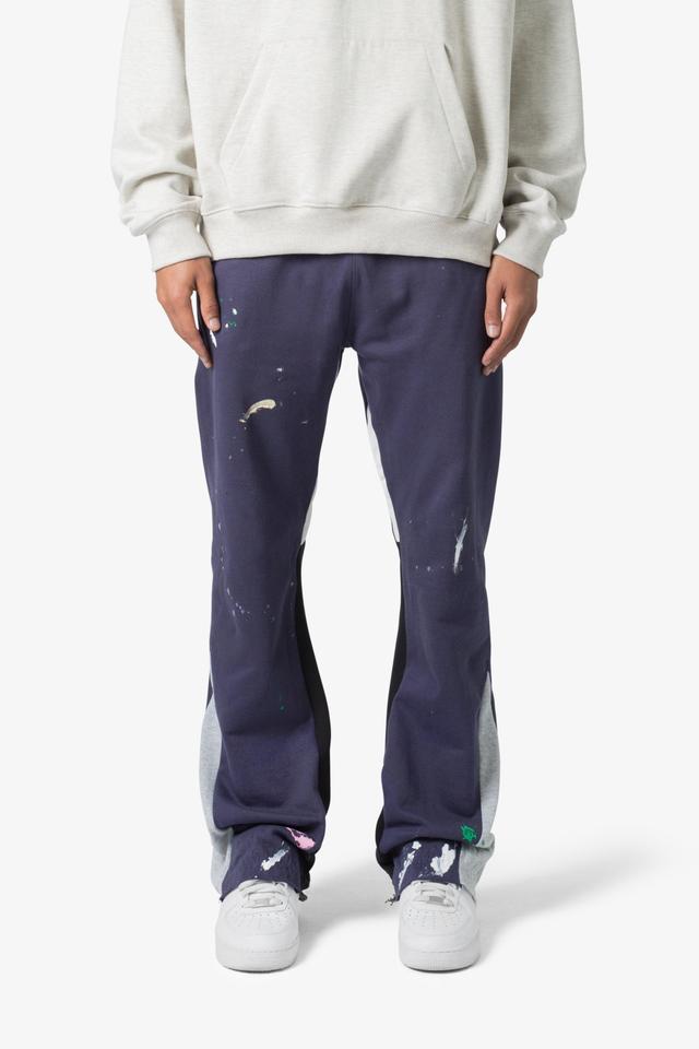 Contrast Bootcut Sweatpants - Vintage Navy Product Image