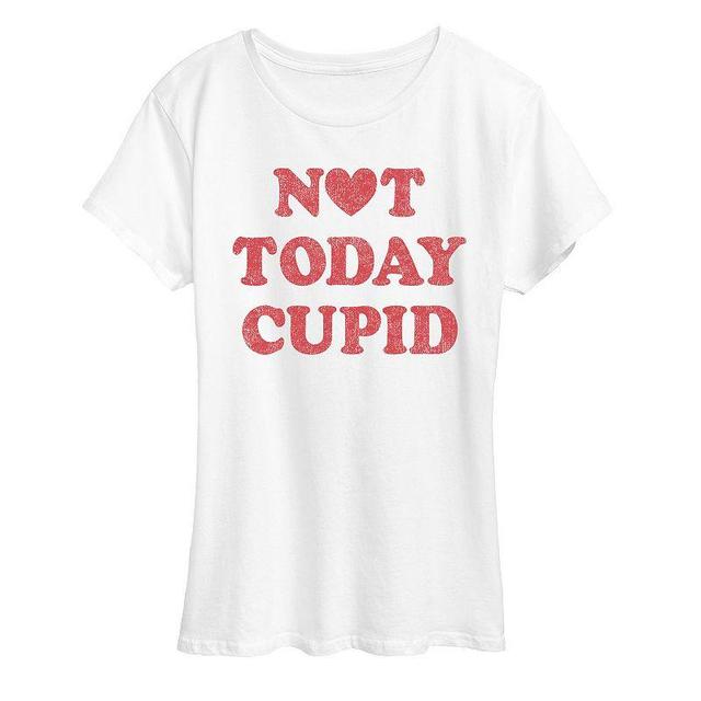 Womens Not Today Cupid Graphic Tee Product Image