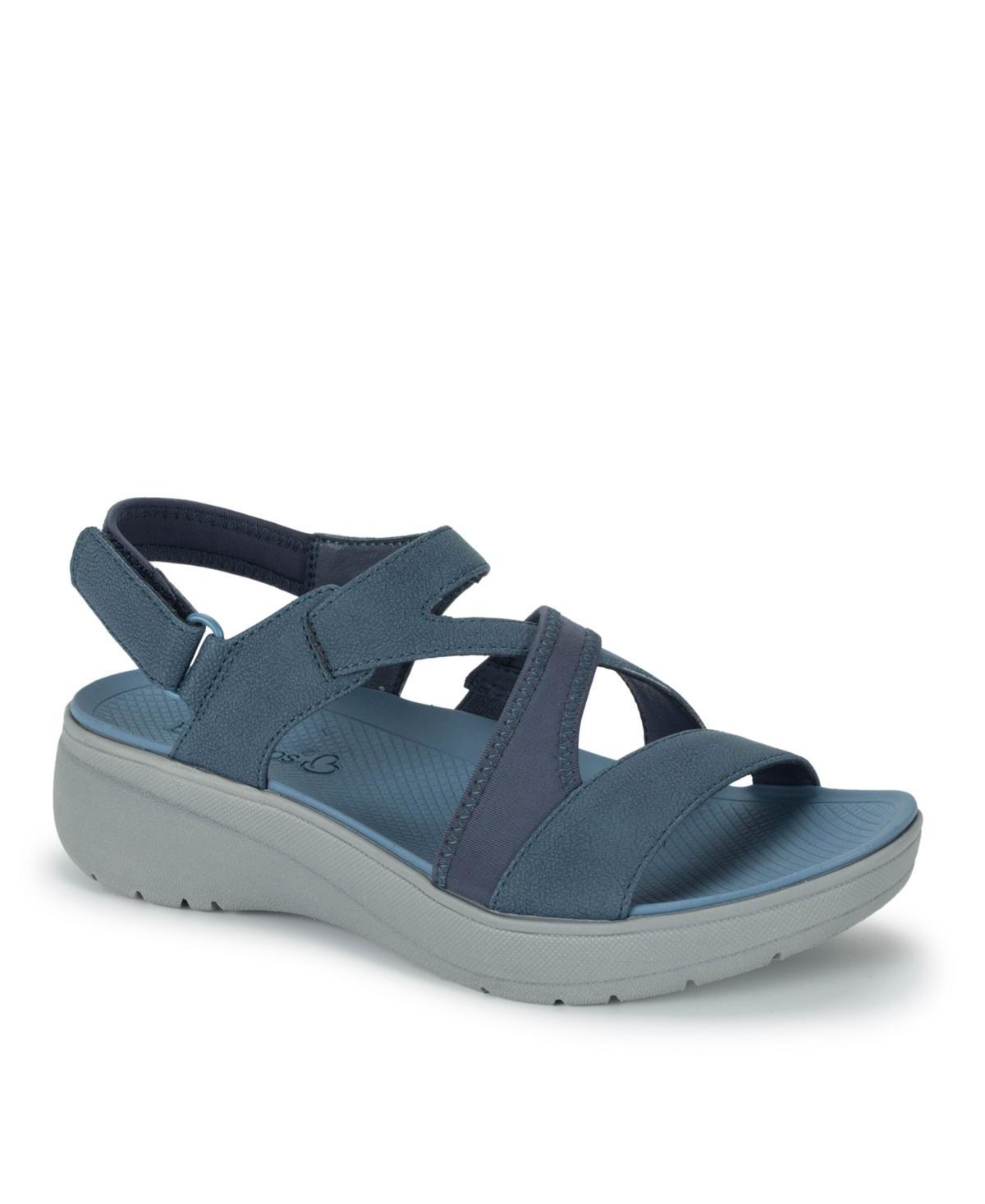 Baretraps Temira Wedge Sandal, Navy Blue, 8 Product Image