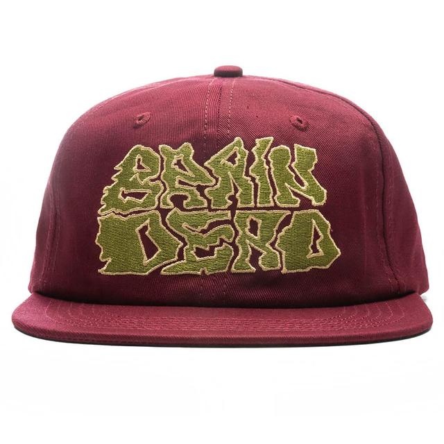 Prehistoric Twill Six Panel Hat - Maroon Male Product Image