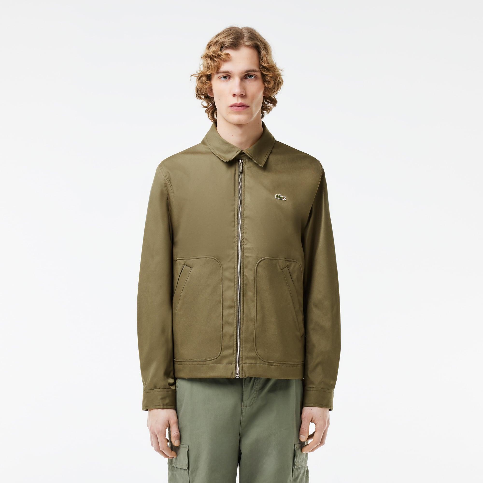 Short Water-Repellent Cotton Jacket Product Image