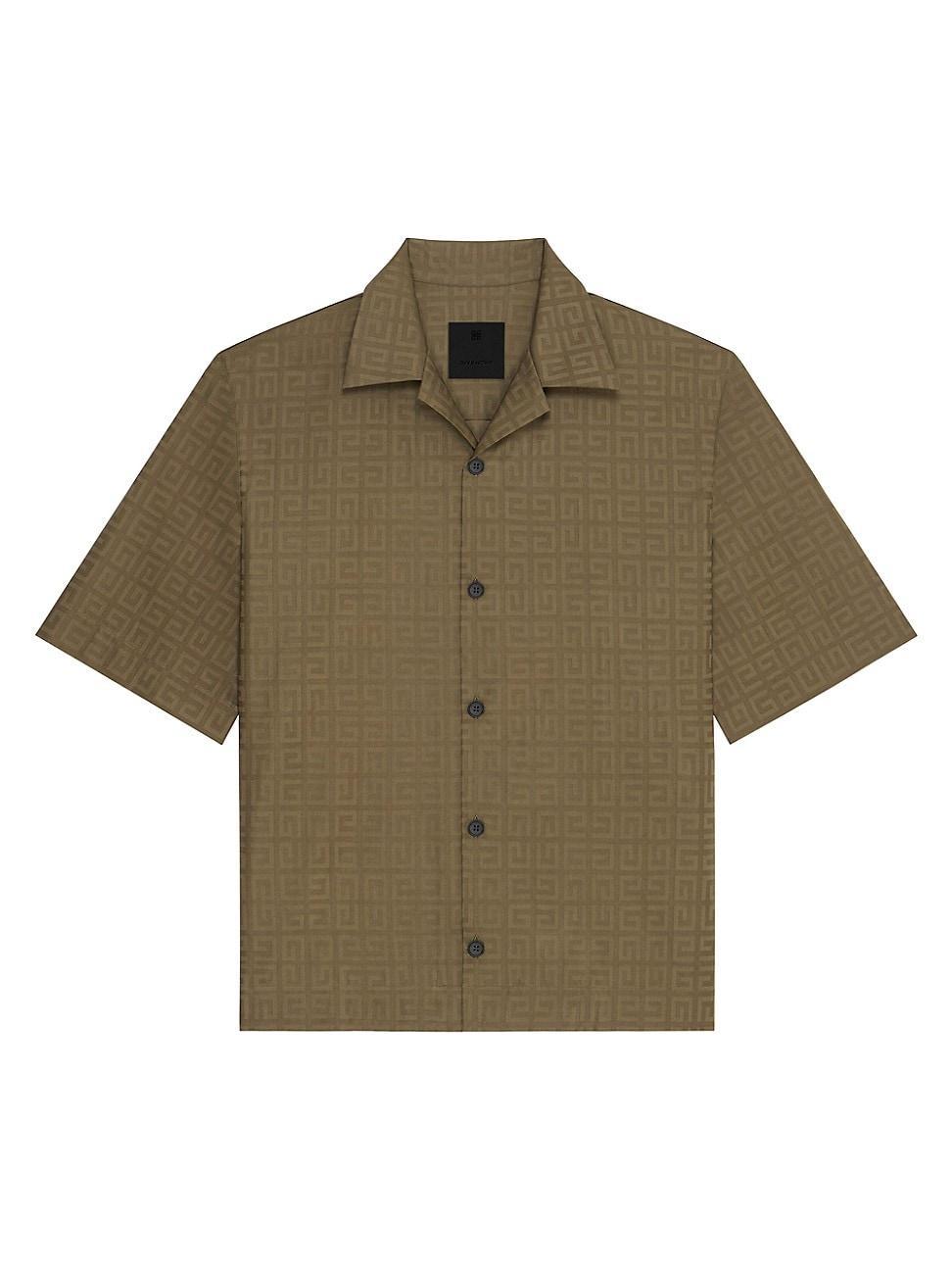 Mens Boxy Fit Hawaiian Shirt in 4G Poplin Product Image