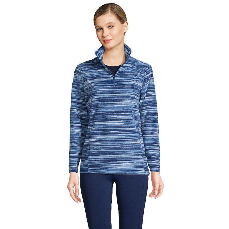 Lands End Womens Anyweather Fleece Quarter Zip Pullover Product Image