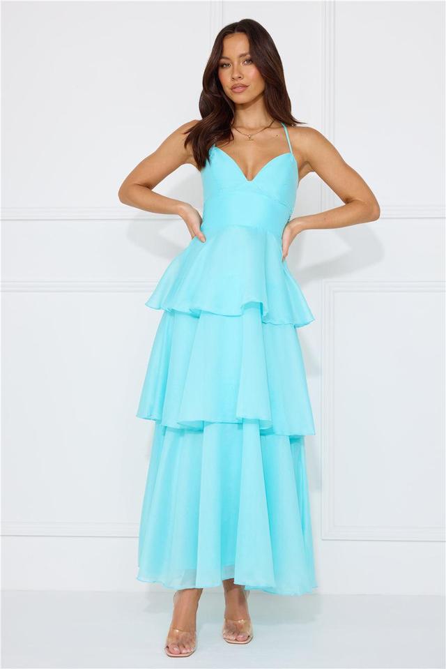 Mysterious Beauty Maxi Dress Mint Product Image