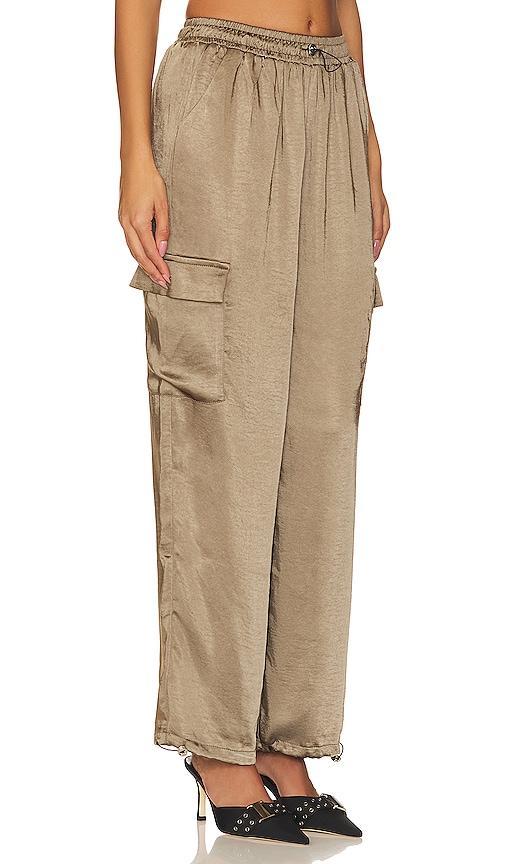 superdown Rita Cargo Pant in Metallic Neutral. Product Image