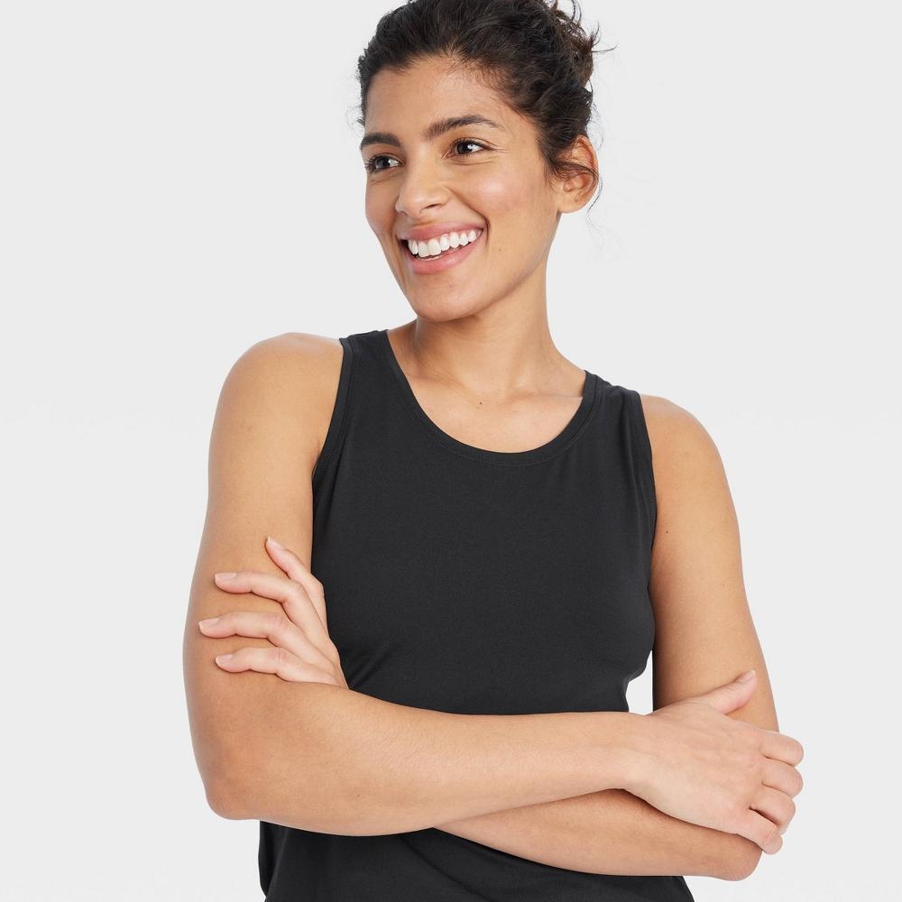 Women's Essential Racerback Tank Top - All In Motion™ Black M Product Image