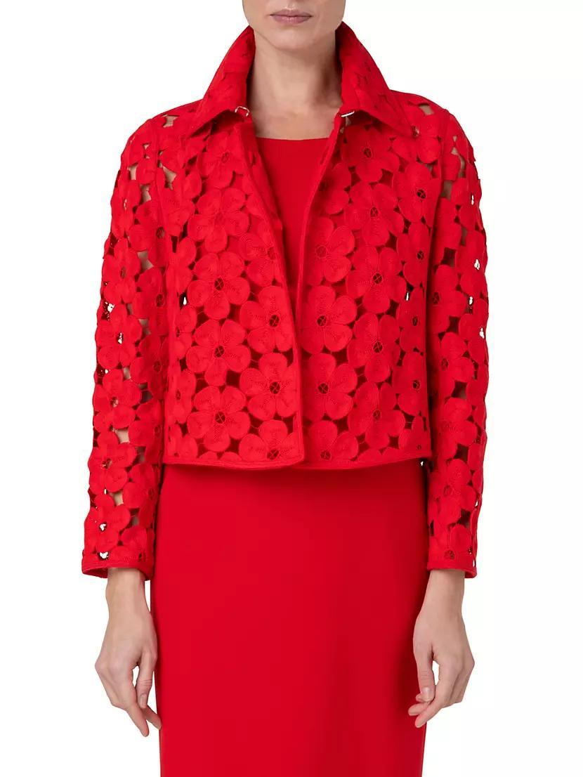 Floral Guipure Lace Jacket Product Image