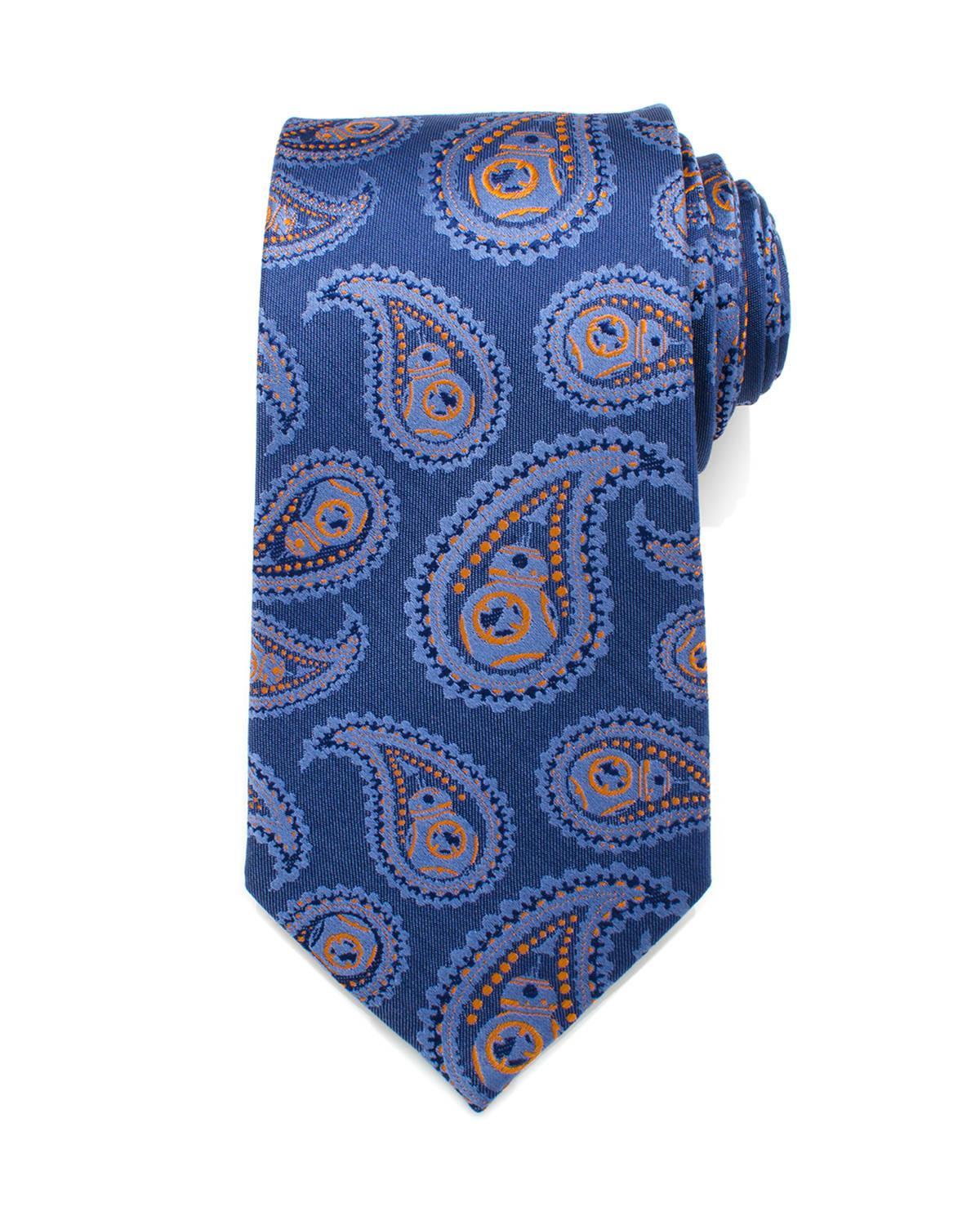 Star Wars Men's Bb-8 Blue Paisley Tie Product Image