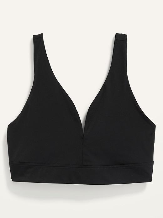 Soft-Knit V-Neck Bralette Top Product Image