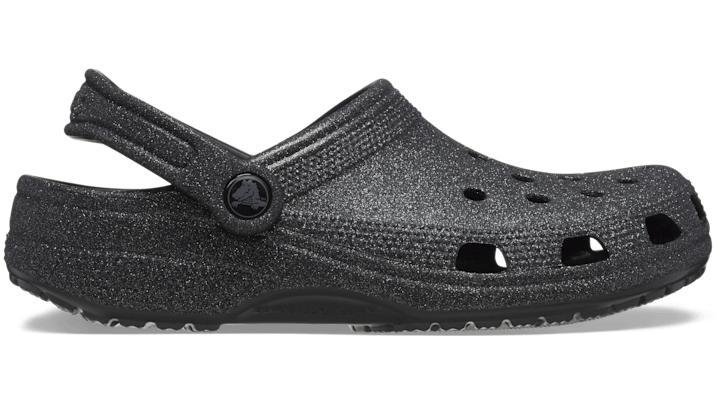 Crocs Womens Classic Glitter Clogs Product Image