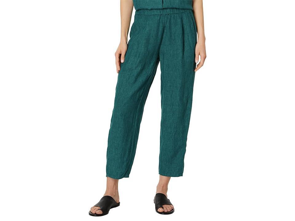 Eileen Fisher Petite Lantern Pant (Aegean) Women's Dress Pants Product Image