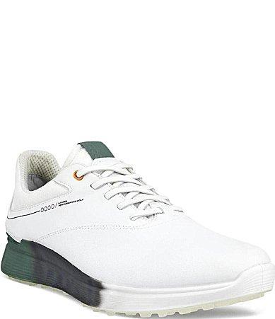 ECCO Mens S-Three Waterproof Leather Golf Shoes Product Image