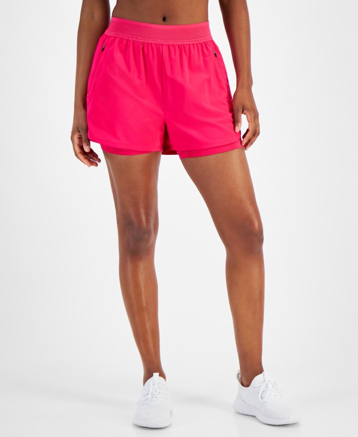 Id Ideology Womens 3-In-1 Layered Running Shorts, Created for Macys Product Image