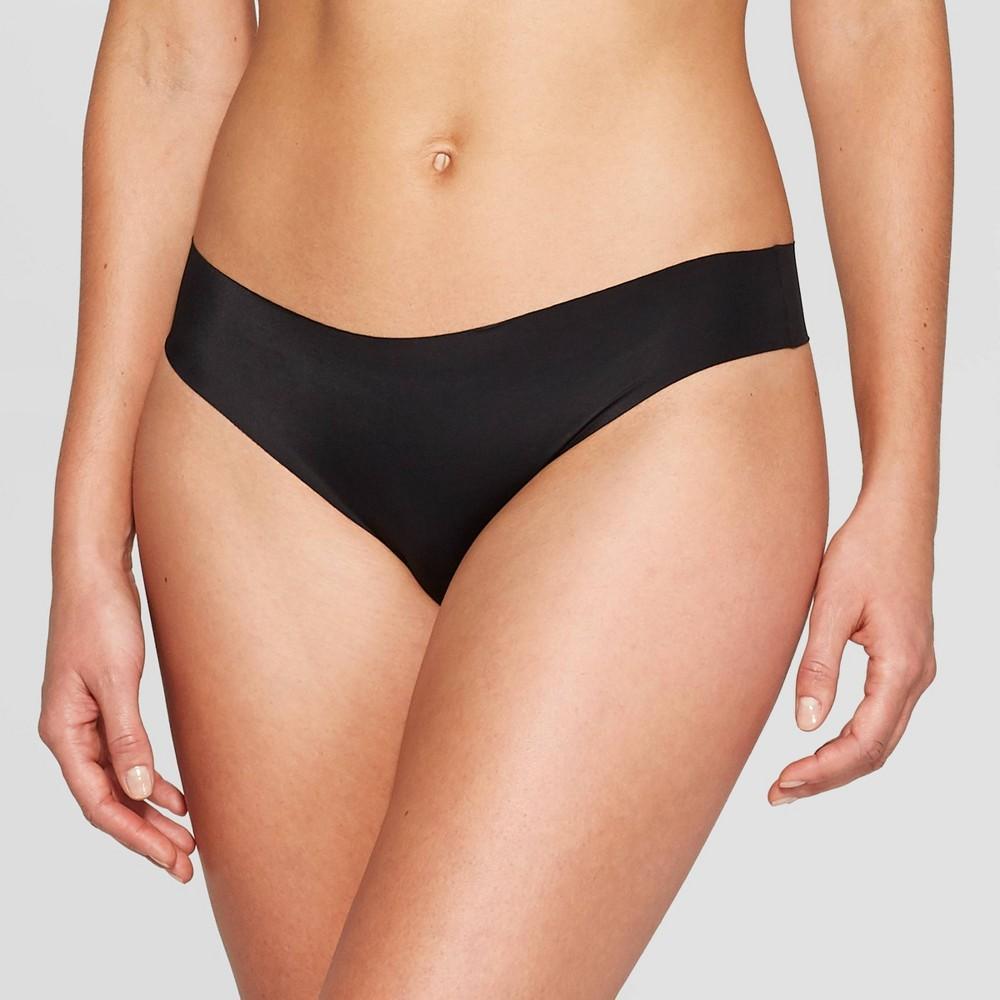 Womens Invisible Edge Thong - Auden Black XS Product Image