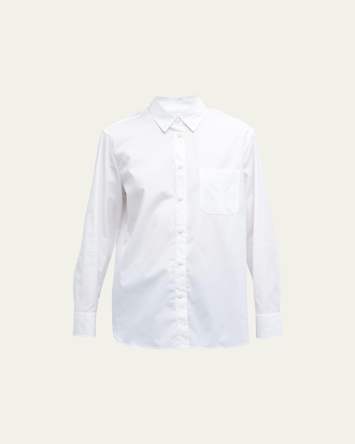 Womens Maxine Cotton Button-Front Shirt Product Image