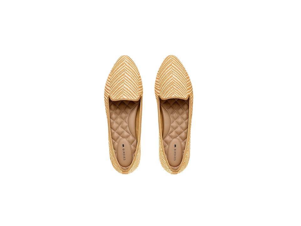 Birdies Blackbird Raffia Flat (Honey Herringbone Raffia) Women's Shoes Product Image