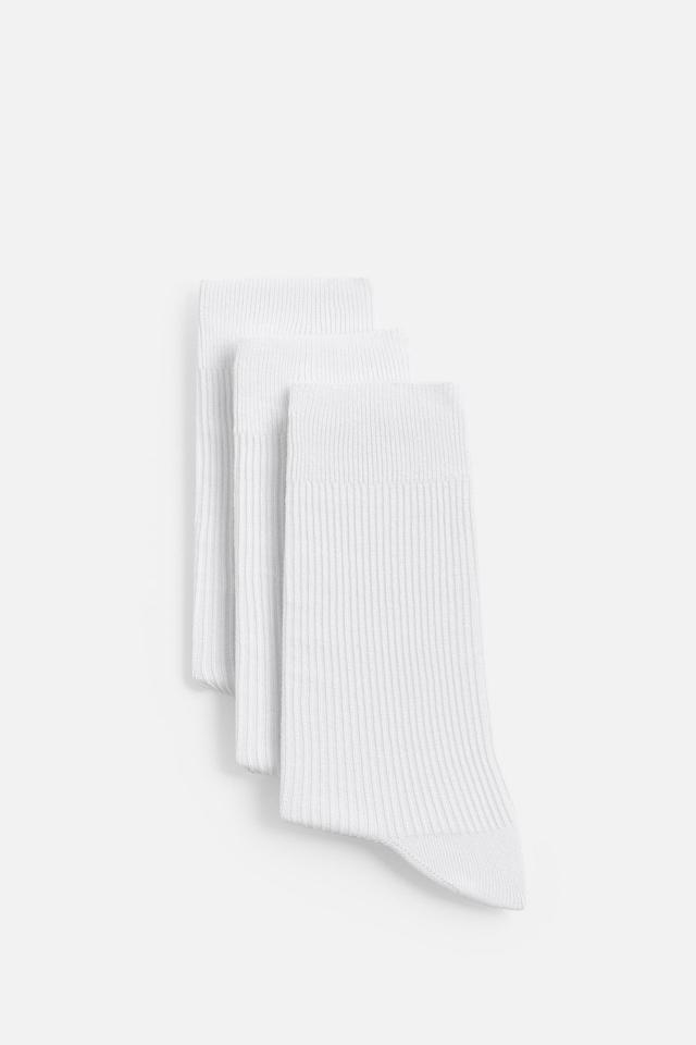 3-PACK OF RIBBED SOCKS Product Image