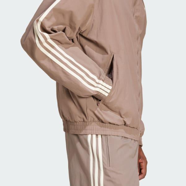 adidas Adicolor Woven Firebird Track Top Trace Brown XS Mens Product Image