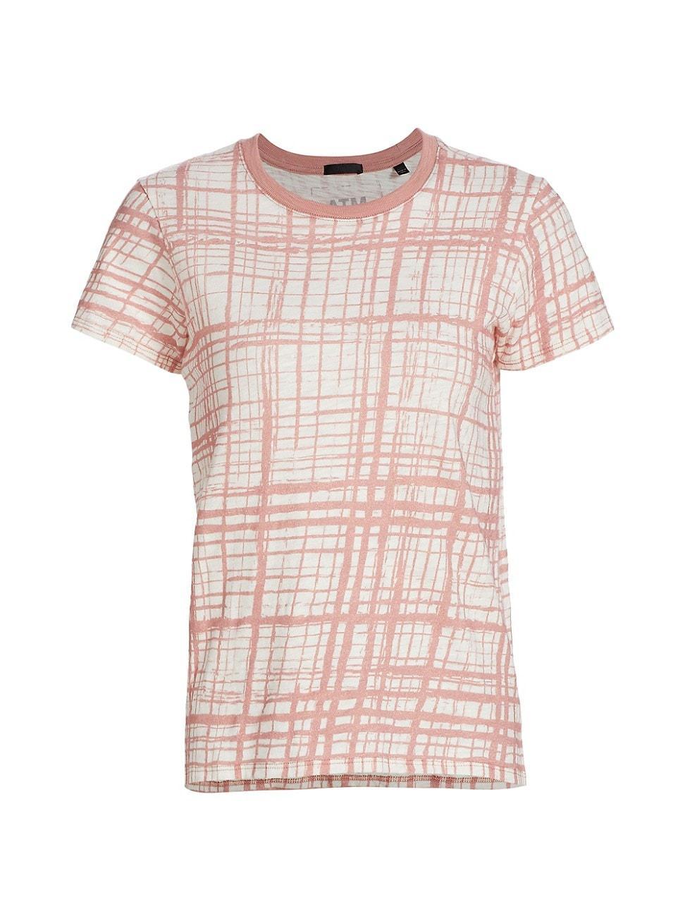 Womens Crosshatch Schoolboy Slub Cotton T-Shirt Product Image