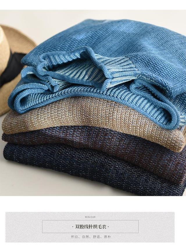 Mock Neck Gradient Sweater Product Image