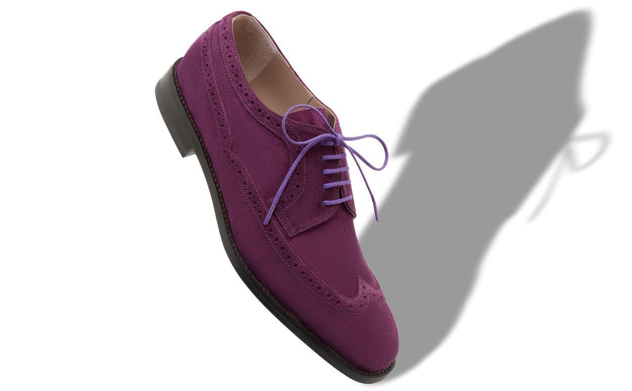 TAMARAK Dark Purple Suede Lace-Up Oxfords Product Image