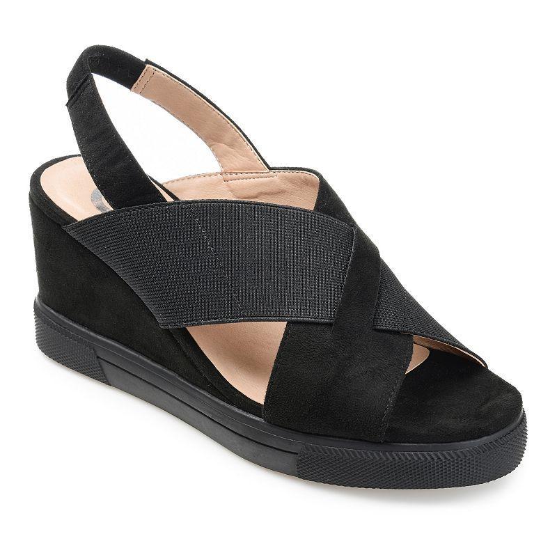 Journee Collection Womens Ronnie Wedge Sandals Product Image