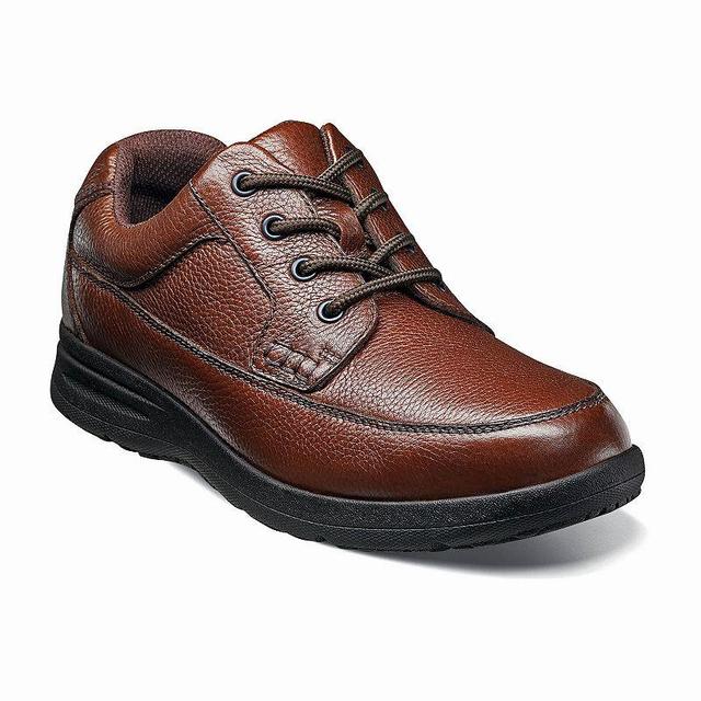 Nunn Bush Shoes Cam Moc Toe Oxford Cognac Tumbled Product Image