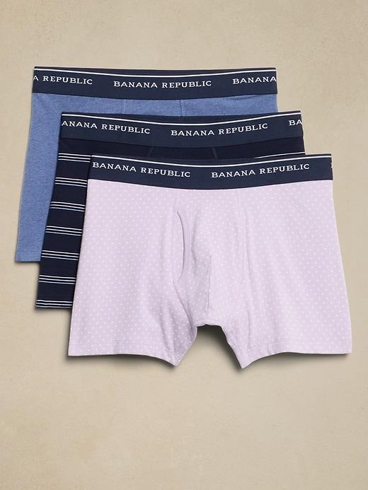 Organic Cotton Blend Boxer Briefs (3 Pack) Product Image