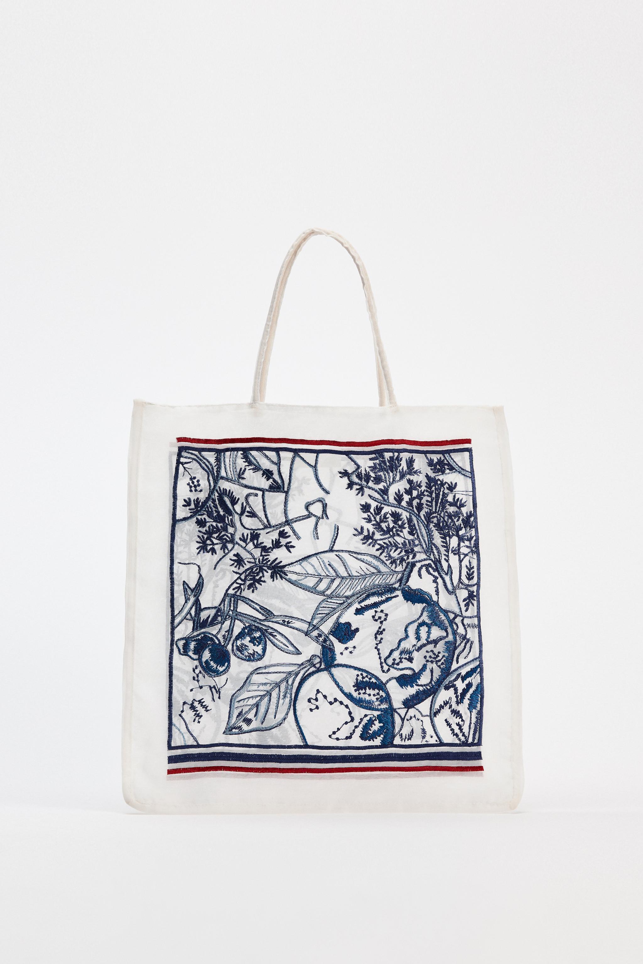 EMBROIDERED FABRIC BAG Product Image