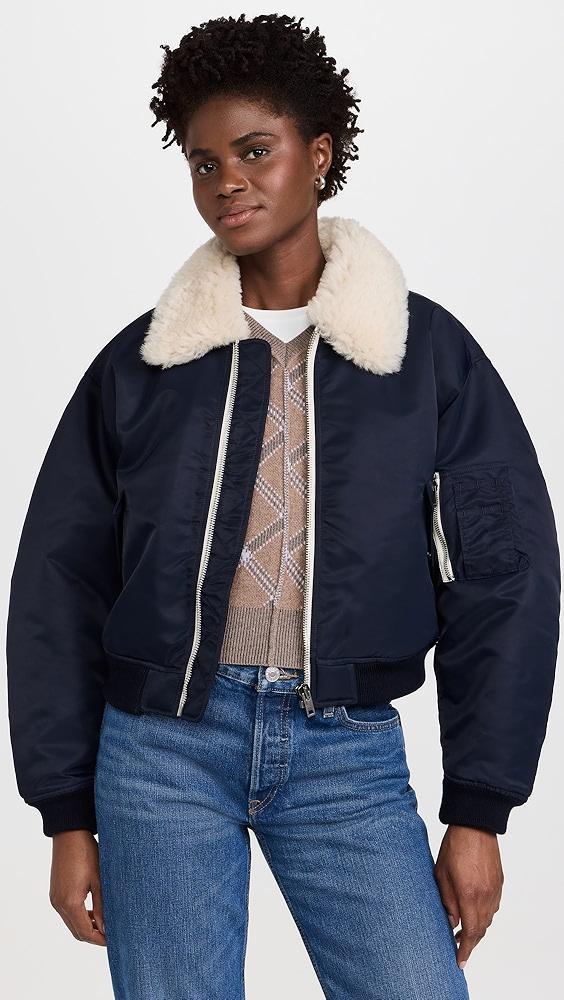 RE/DONE Shrunken Bomber | Shopbop product image