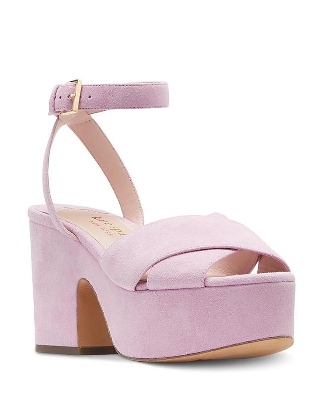 kate spade new york Womens Rio Crossover Strap High Heel Platform Sandals Product Image