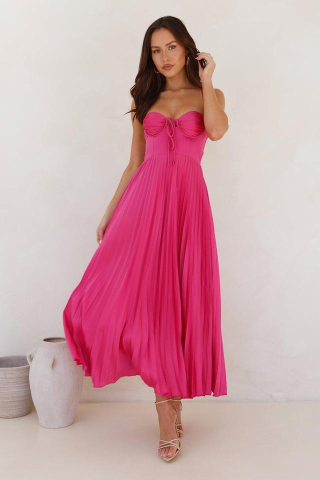 Classy Lover Maxi Dress Pink Product Image