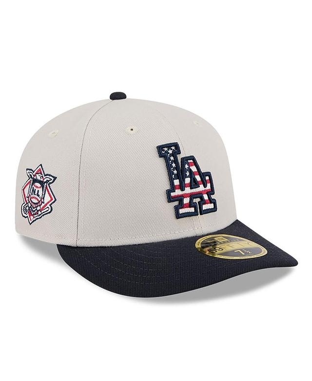 New Era Mens Black Los Angeles Dodgers 2024 Fourth of July Low Profile 59FIFTY Fitted Hat Product Image