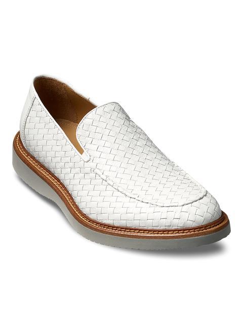 Noah Hybrid Venetian Loafer - White Product Image