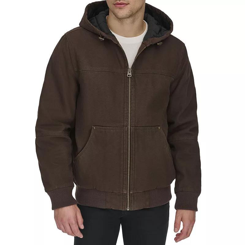 Mens Levis Cotton Hooded Workwear Bomber Jacket Product Image