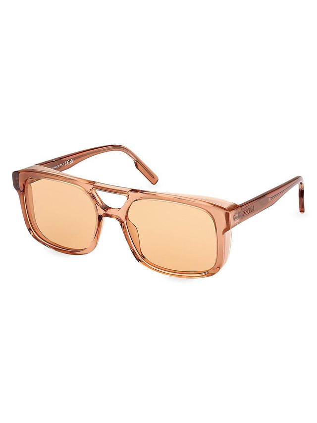 Mens Acetate Navigator Sunglasses Product Image