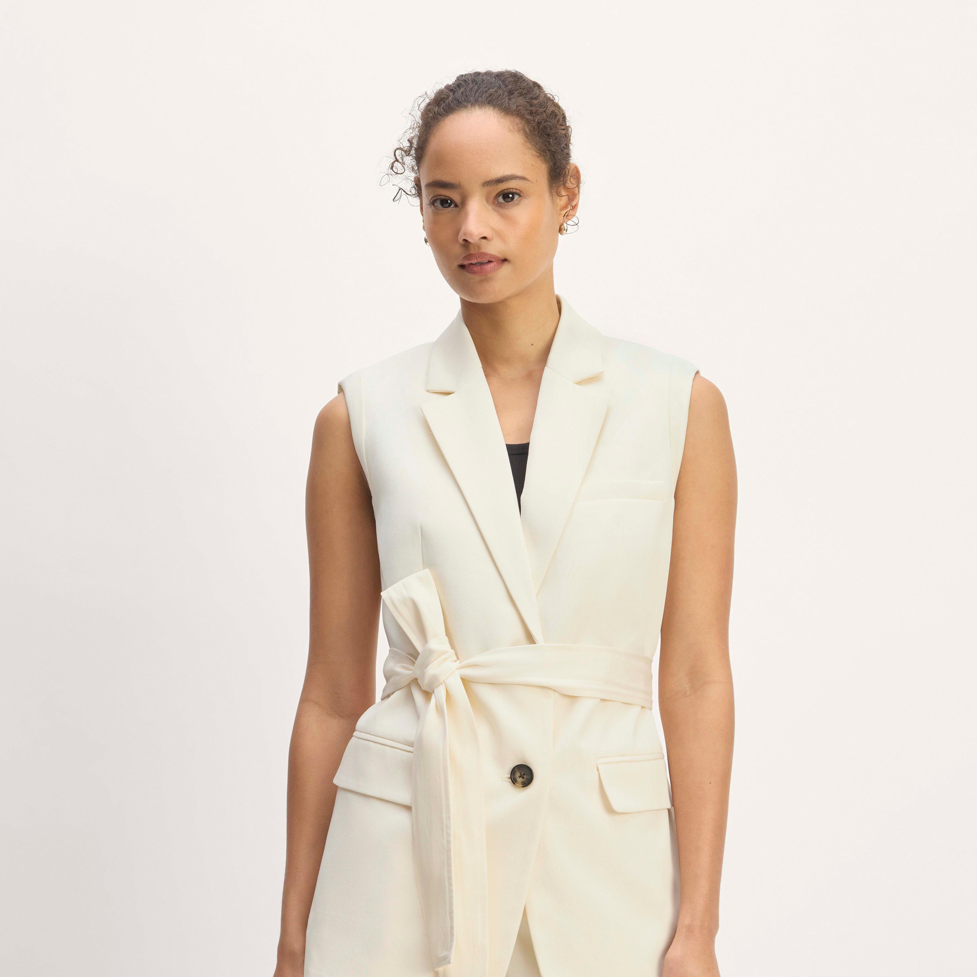 The TENCEL™ Sleeveless Blazer Product Image