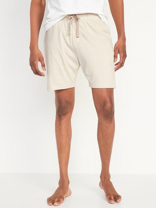 Jersey-Knit Pajama Shorts -- 7.5-inch inseam Product Image