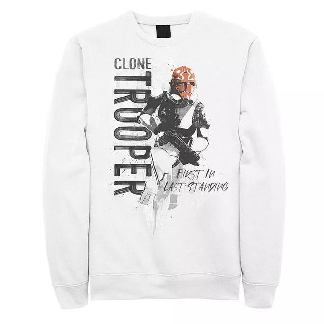 Mens Star Wars The Clone Wars Trooper Painted Sweatshirt Product Image