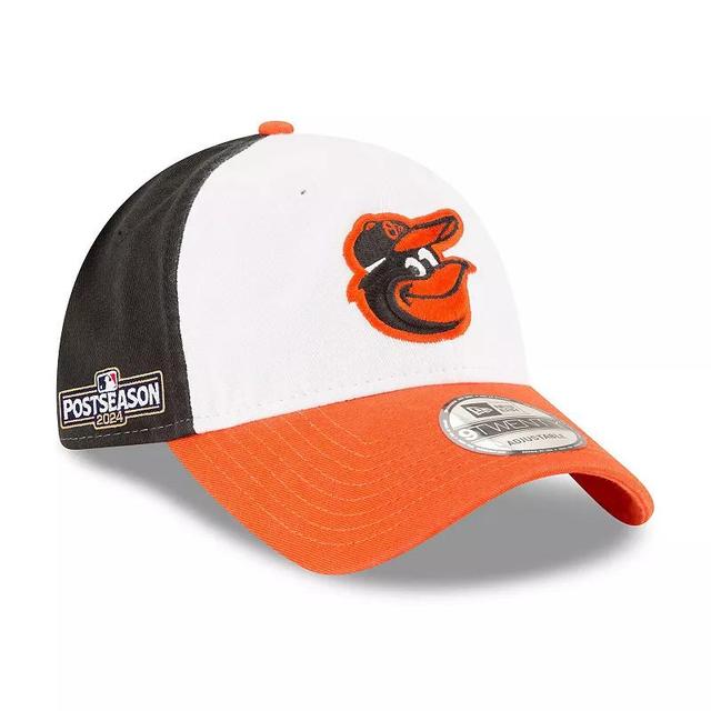 Mens New Era /Orange Baltimore Orioles 2024 MLB Postseason Side Patch 9TWENTY Adjustable Hat Product Image