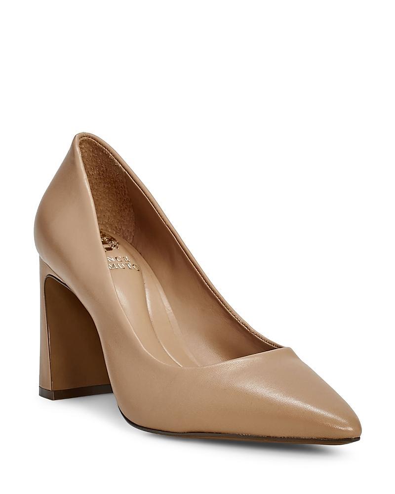 Vince Camuto Womens Dalmanara Pointed Toe Block Heel Pumps Product Image